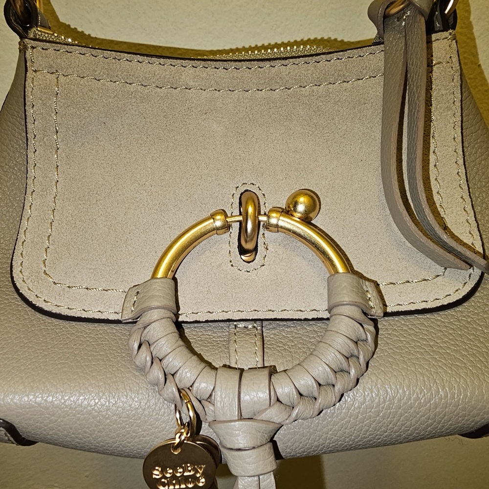 COPY - See By Chloe Joan Small Leather & Suede Shoulder Bag